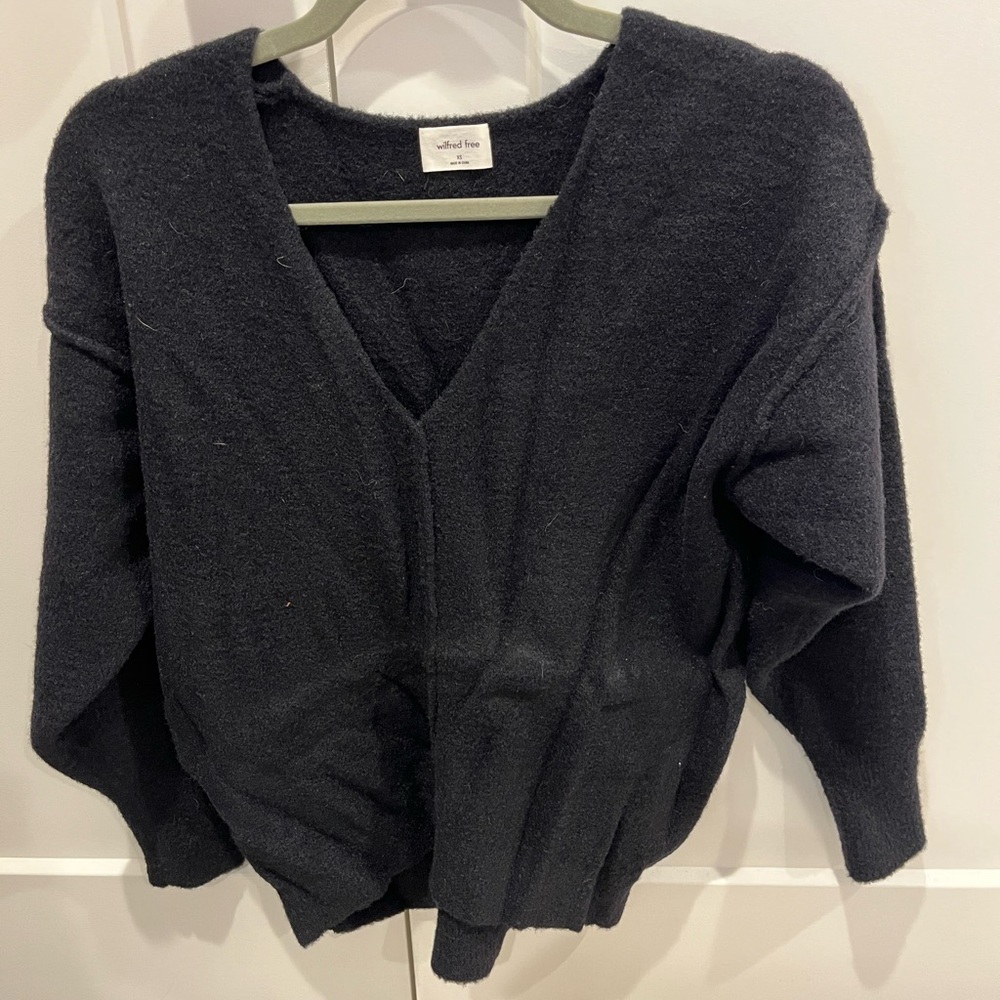 Wilfred pullover sweater black